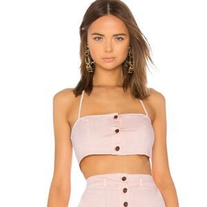 Revolve Stylestalker Niki  Halter Crop Top